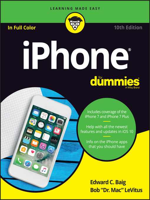 Title details for iPhone For Dummies by Edward C. Baig - Available